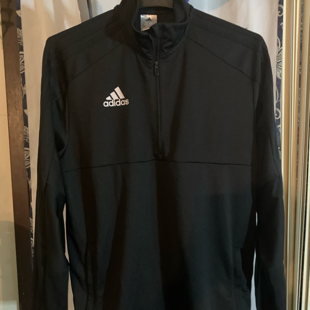 All black Adidas Condivo training jacket